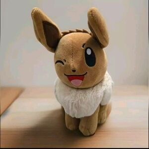 Eevee Winking Jazwares Plush Toy 8" Pokemon Pokémon stuffed animal small
